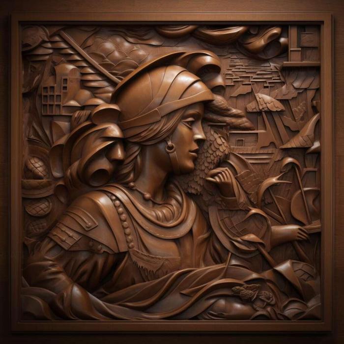 نموذج ثلاثي الأبعاد لآلة CNC 3D Art 